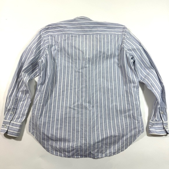 Frank And Eileen Relaxed Eileen Shirt Button Front Blue Stripe - Picture 2 of 8